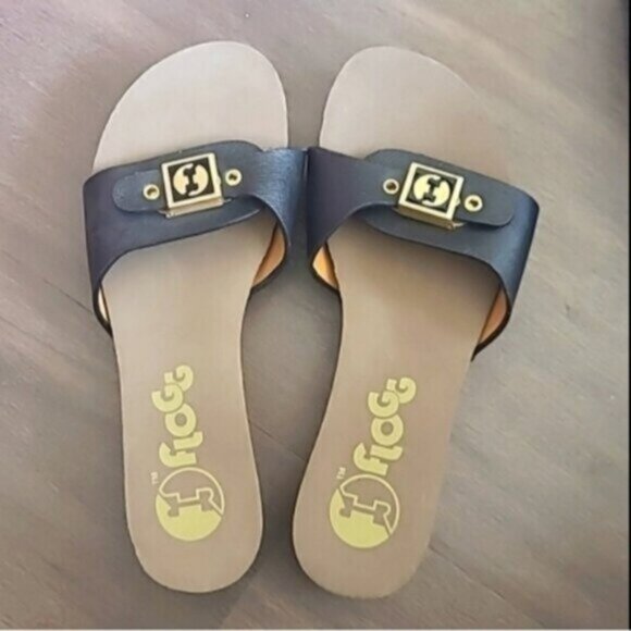 Flogg Malibu Leather Upper Clogs - Picture 1 of 6
